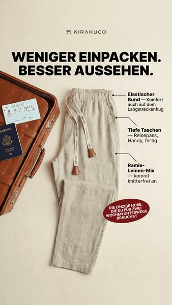 Ultrabequeme japanische Hosen