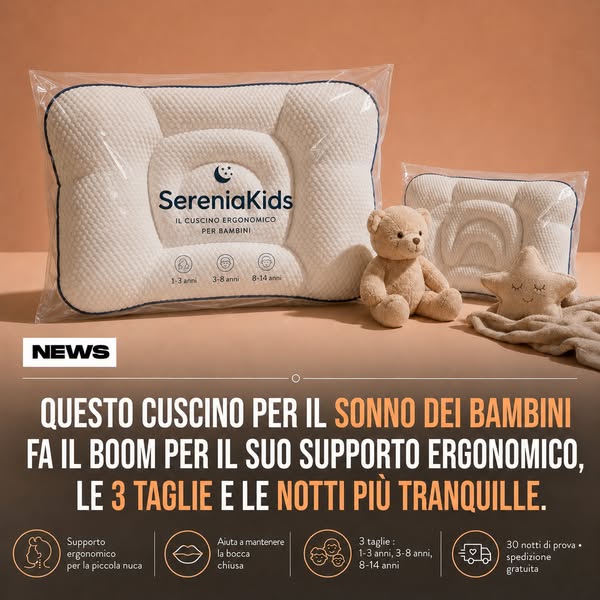 Serenia • Il Cuscino Posturale per Bambini