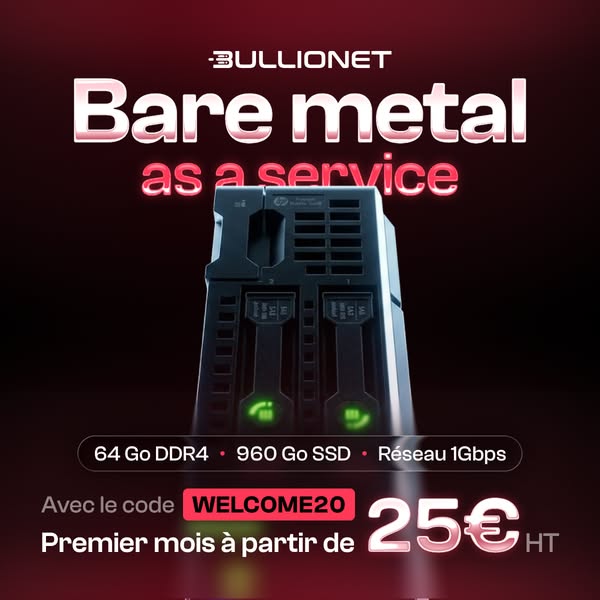 Votre serveur dédié hébergé en France