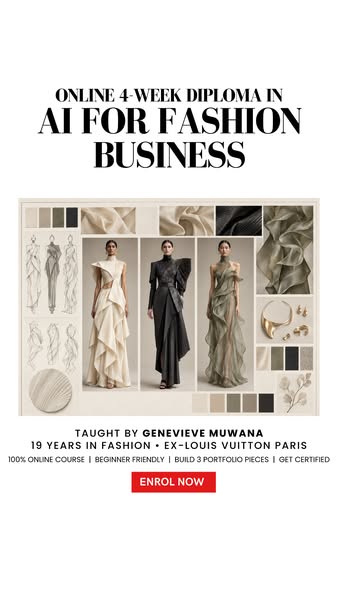 Master AI for Fashion Business in Just 4 Weeks