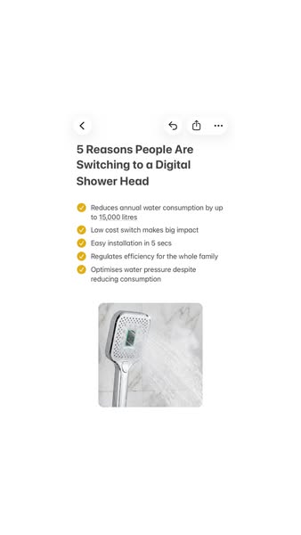 Use less, save more