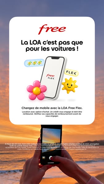 Changez de mobile avec la LOA Free Flex