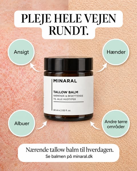 Pleje til ansigt, hænder og albuer