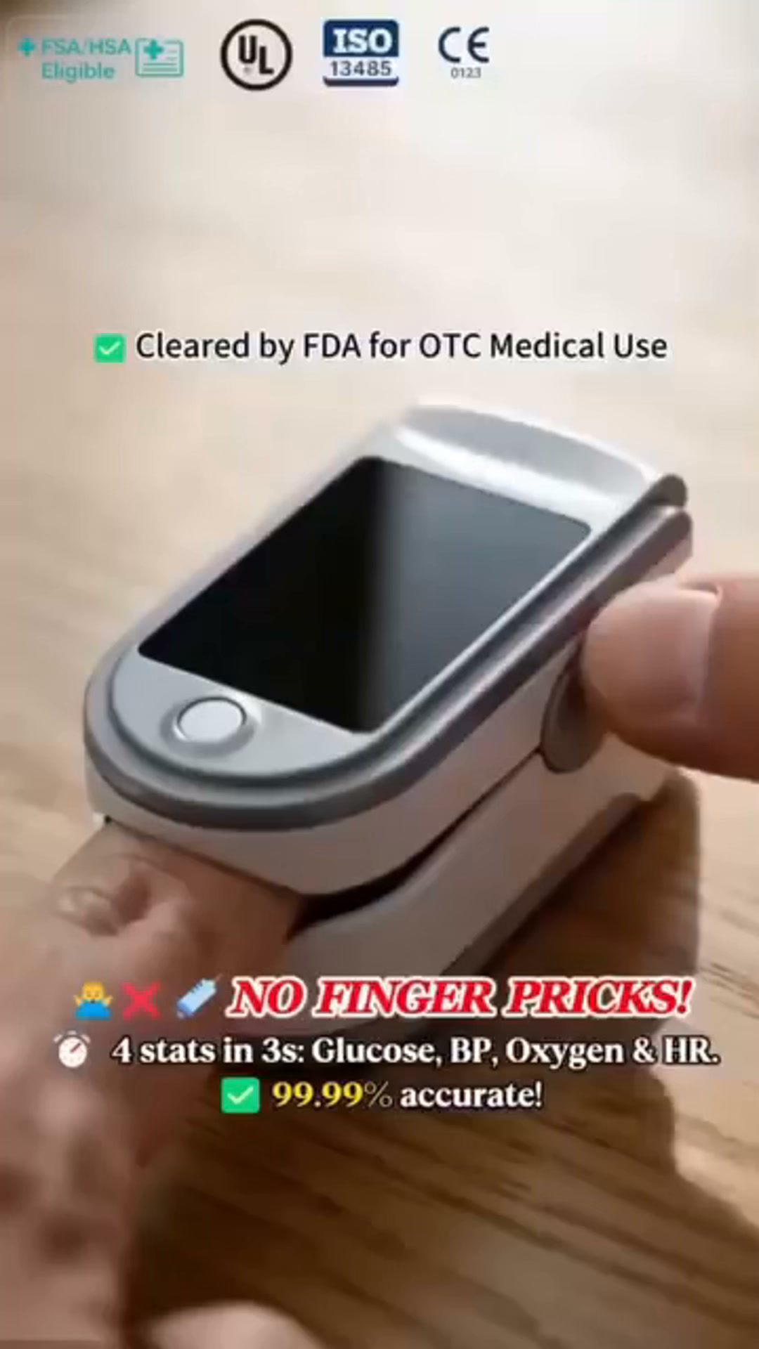 No More Finger Pricks—Save 50% TODAY ONLY