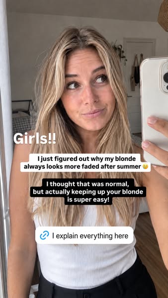Keep your summer blonde all year long