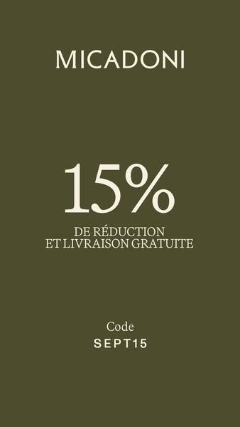 Micadoni : -15 % sur votre commande