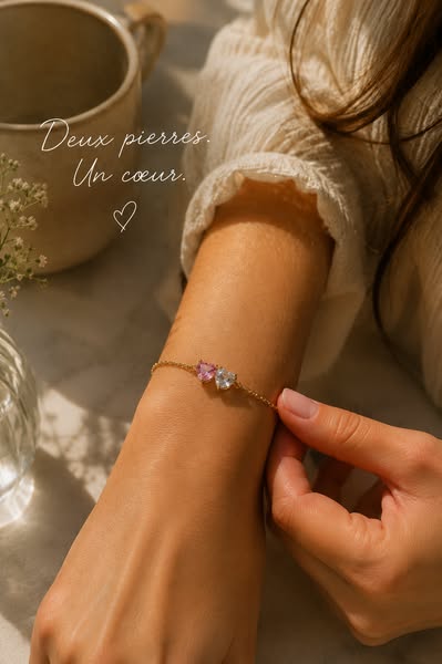 Deux pierres. Un cœur. Votre histoire.