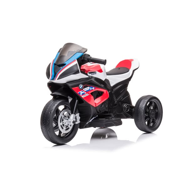 €80 Moto Elettrica Per Bamvini Bmw hp4 Small 12V con Licenza Ufficiale Luci Led Suoni Realistici Mp3