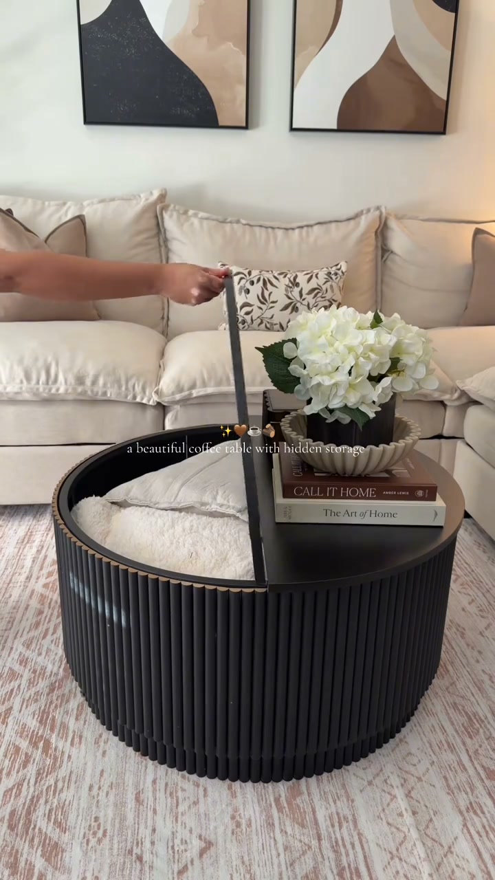 50% OFF Round Lift Top Coffee Table – Only €34.9