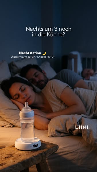 Fläschchen vom Nachttisch.