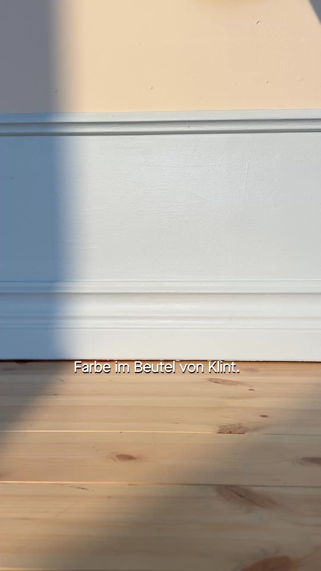 Wandfarbe im Beutel, direkt zu dir