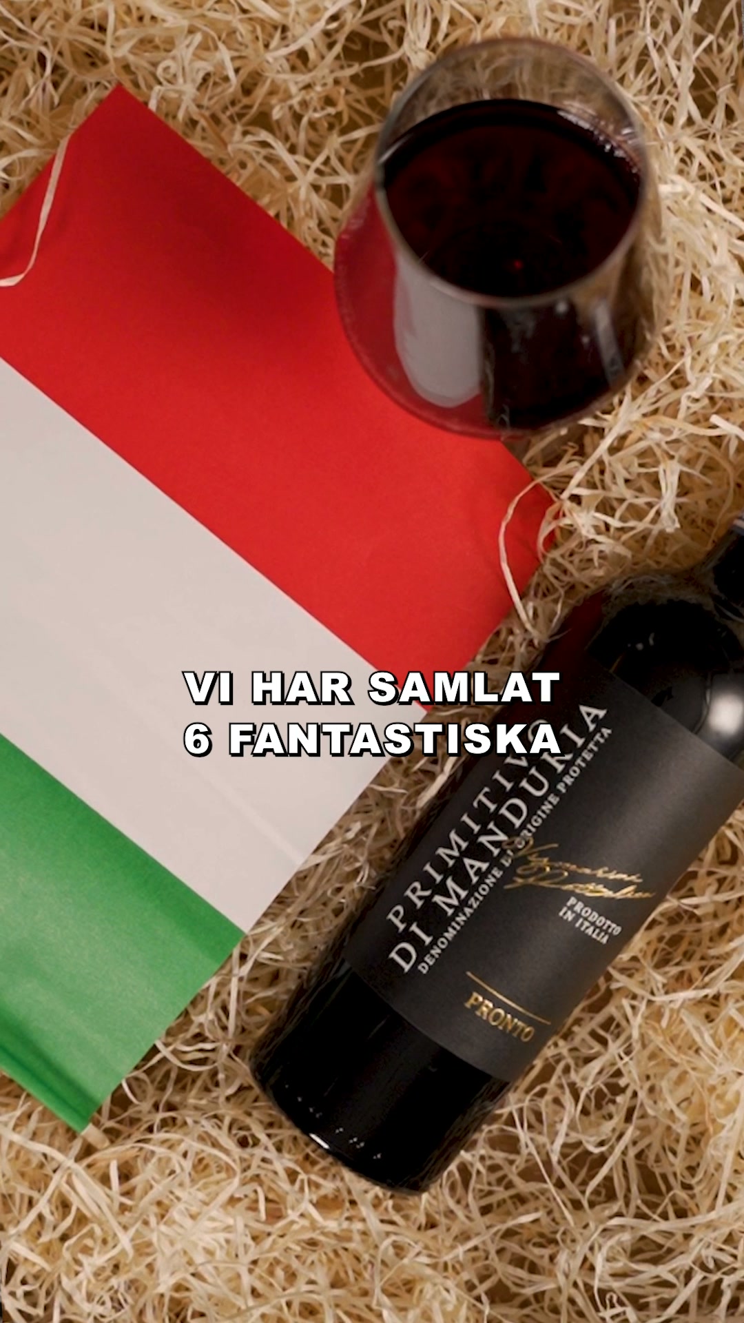 Italienska pärlor: 6 flaskor, 569 kr