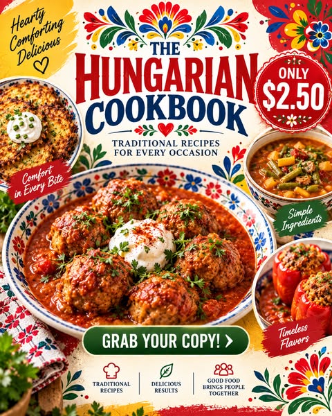 The Hungarian Cookbook — Only $2.50
