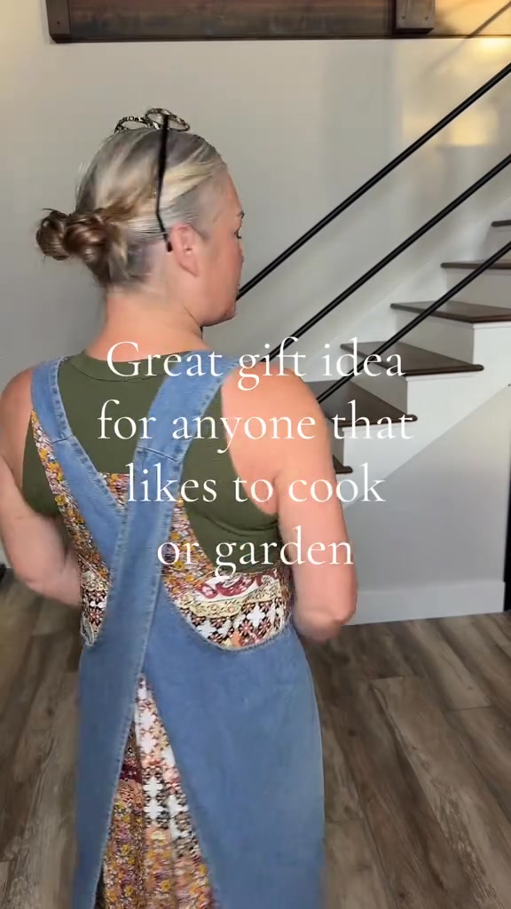 Denim apron