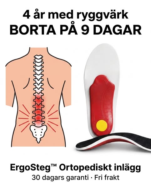 Ryggen står på dina fötter.