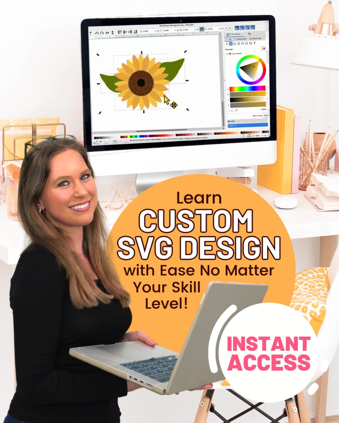 Create, Design, and Sell Custom Cut Files with SVG by Design Master Course!