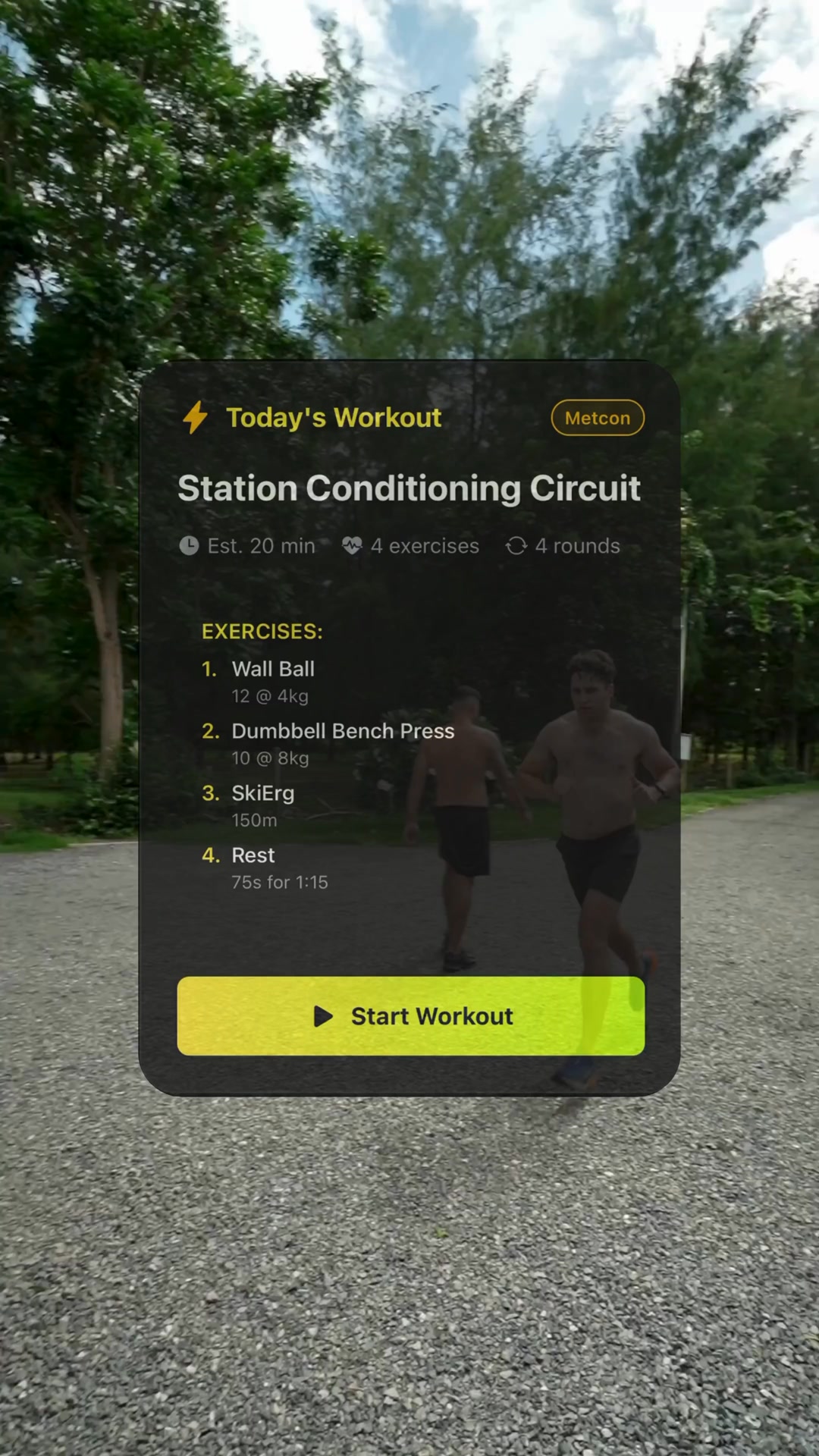 Want to crush your next HYROX race? Get daily workouts tailored to your fitness level