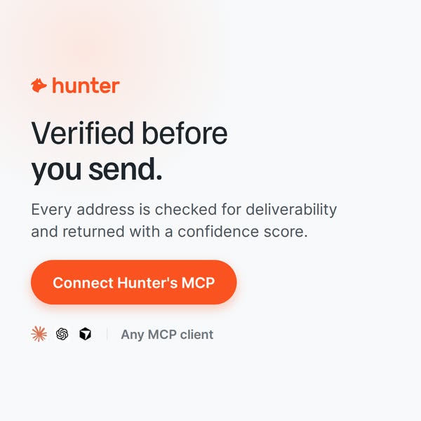 Verified before you send