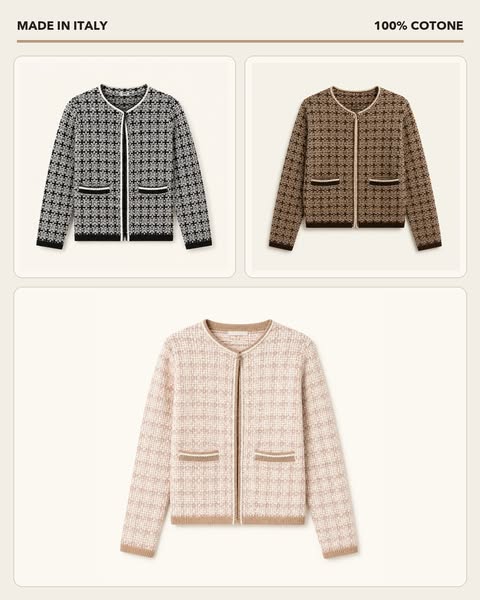 Cardigan Milano Bouclé: -50%