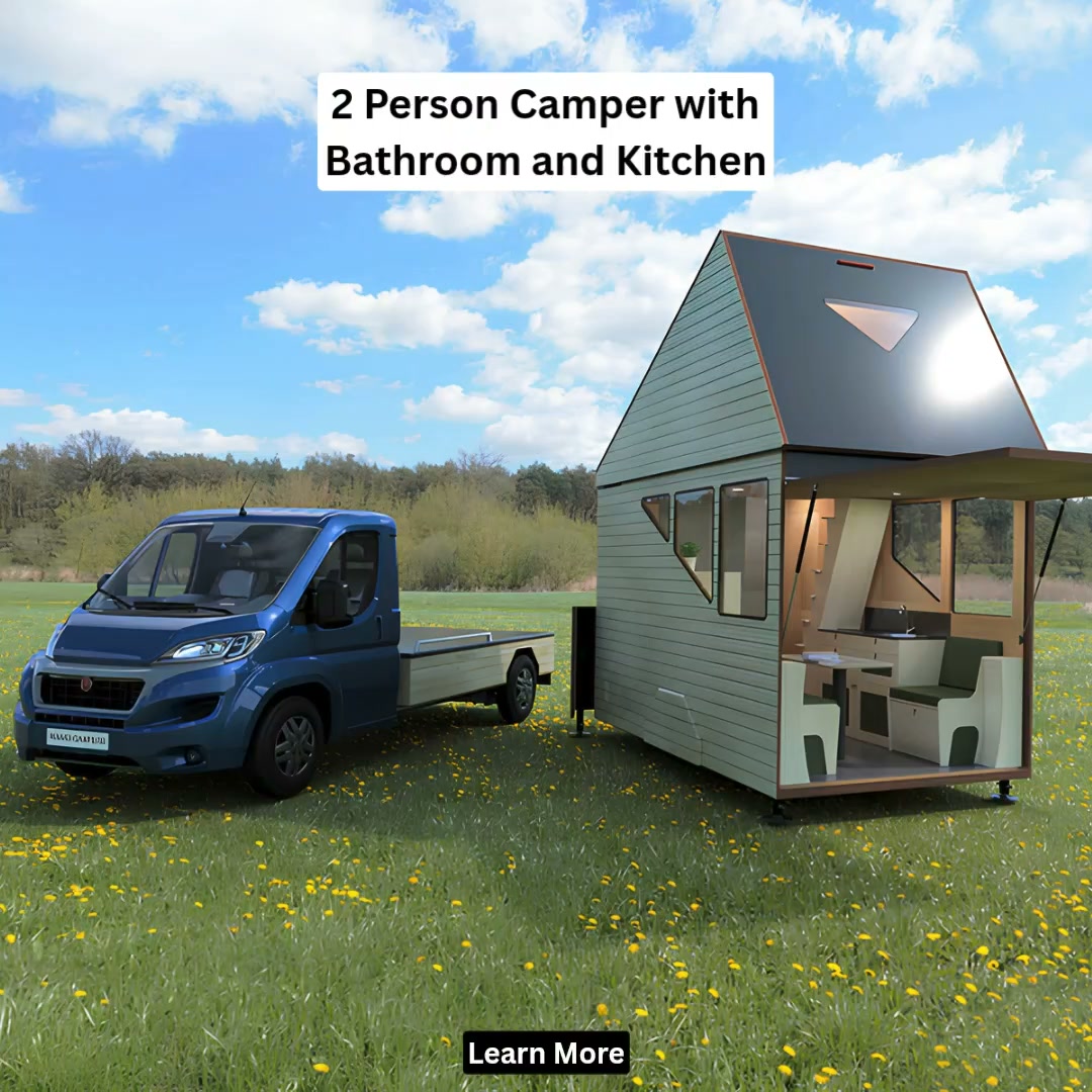 2 Person Camper With Bathroom And Kitchen