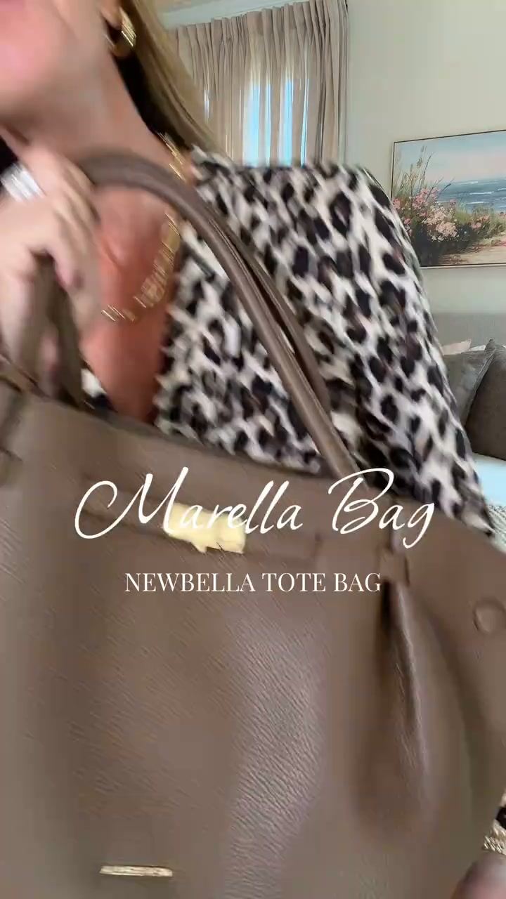 Elegant Large-Capacity Litchi-Grain Handbag