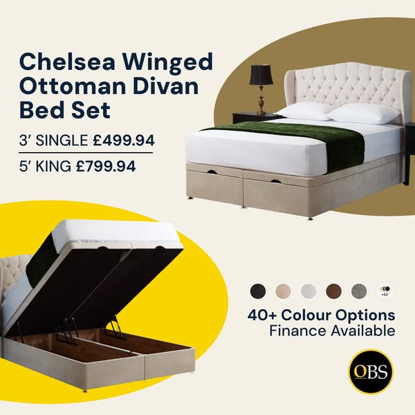 Winged Ottoman Beds From £499.94