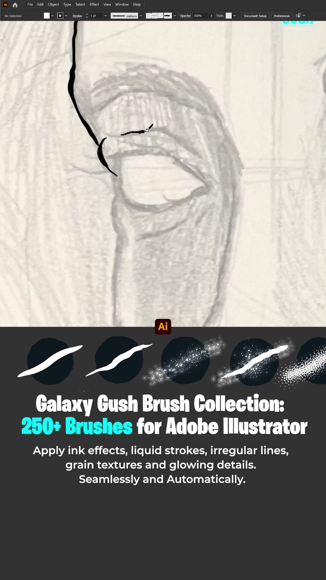 Galaxy Gush Bundle for Adobe Illustrator
