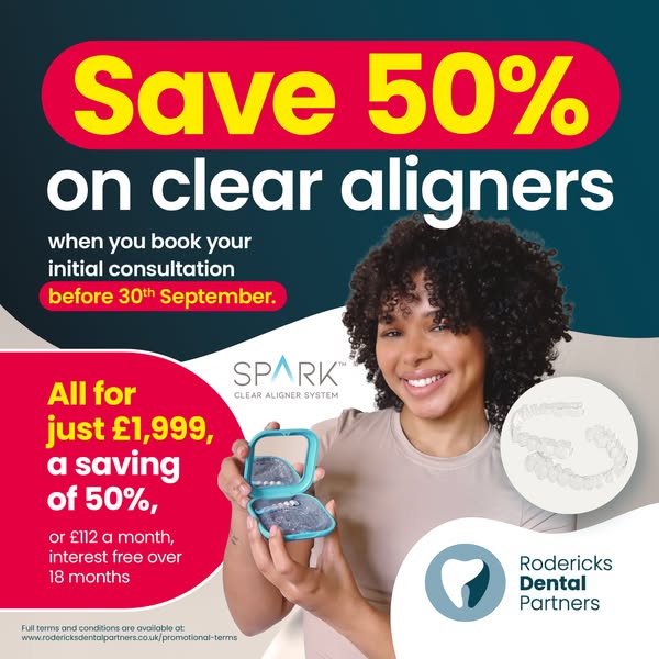 50% OFF SPARK CLEAR ALIGNERS