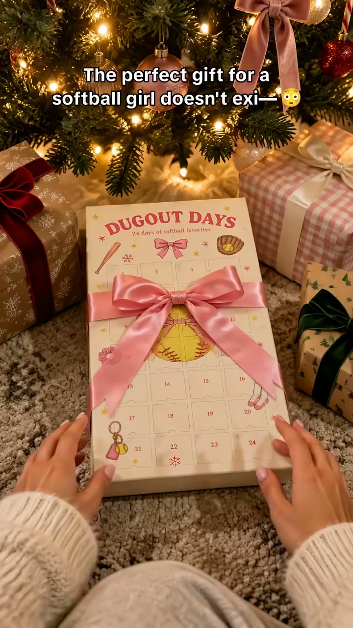 Chocolate calendar for a girl who tapes her bat to the locker? Wrong sport. She wants seams, gloves and game days in December — one tin