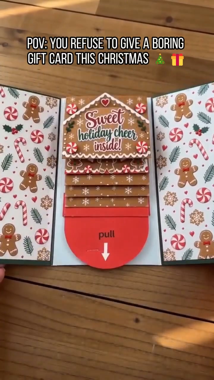 Waterfall Christmas Gift Card Booklet