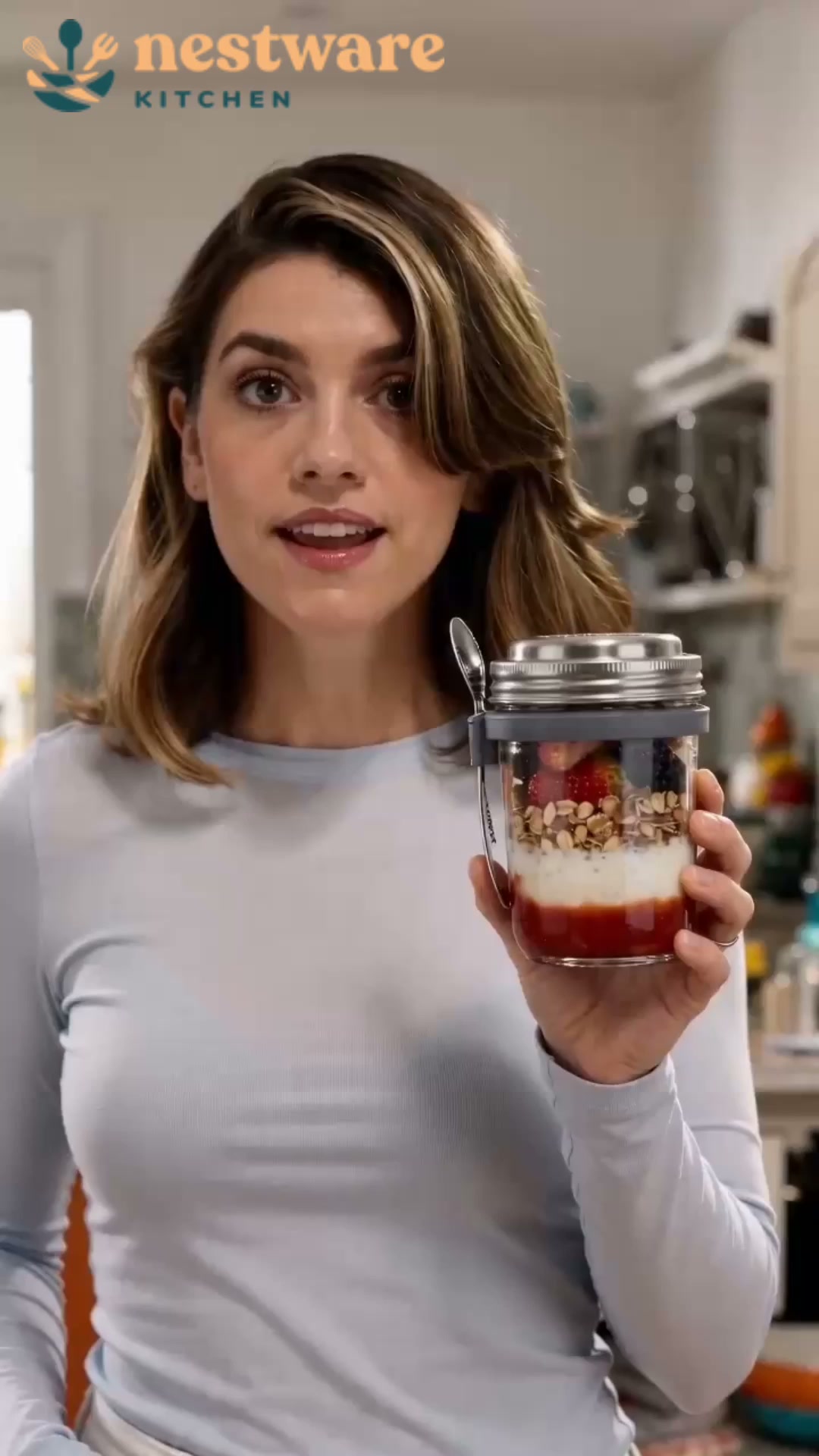 The Overnight Oats Jar That Measures For You