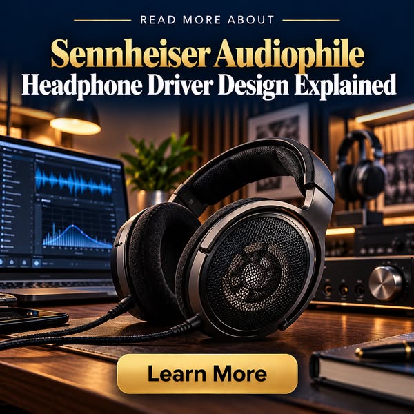 Sennheiser Audiophile Headphone Driver Design Explained