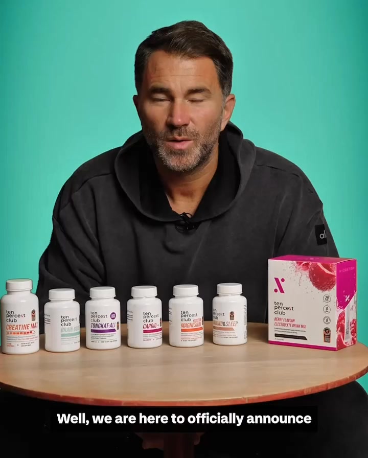 Eddie Hearn’s Trusted Supplement Brand