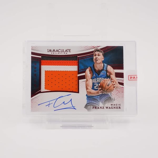 Franz Wagner, 2024-25 Panini Immaculate Collection Premium Patch Autographs 2/5 #PPA-FRW