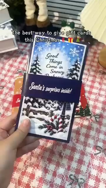 Buy 1 Get 1 Free50K+ SOLD! Christmas Pull-Tab 3D Greeting Card – Interactive Sliding Design