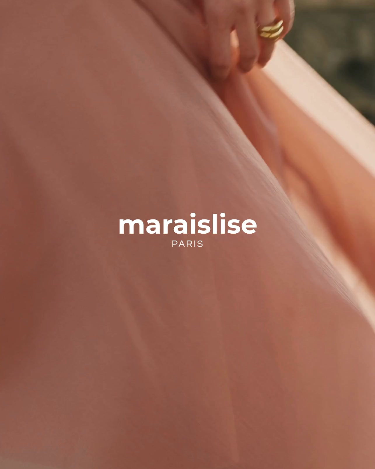 Robe longue Elisabeth - rose Maraislise