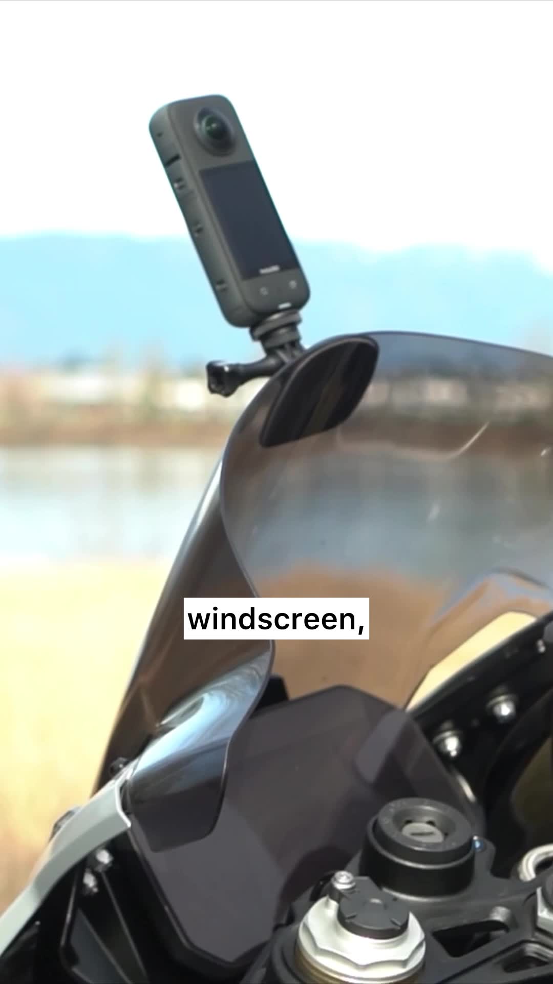 Flexible Mount to match the shape of your motorcycle
