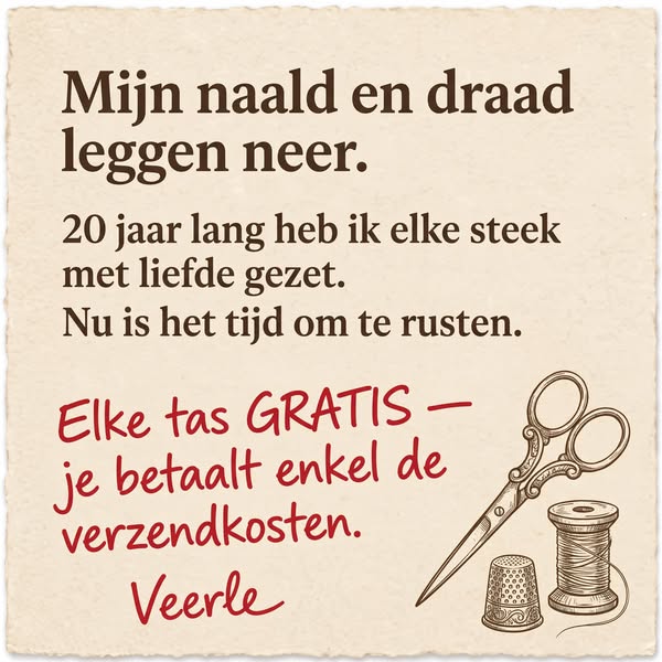 Elke Tas Is Nu Gratis
