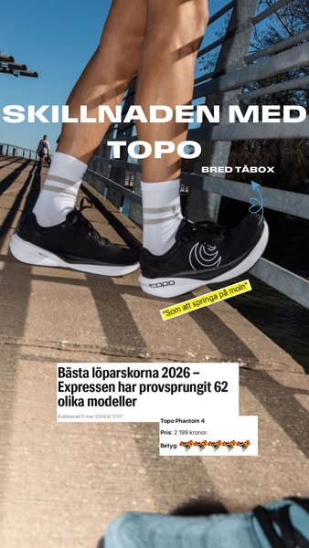 Löparskor för både herrar och damer