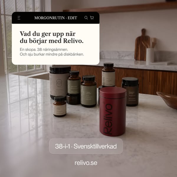 38 ingredienser din kropp känner igen.