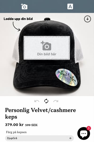 Ladda upp bild på valfri motiv!