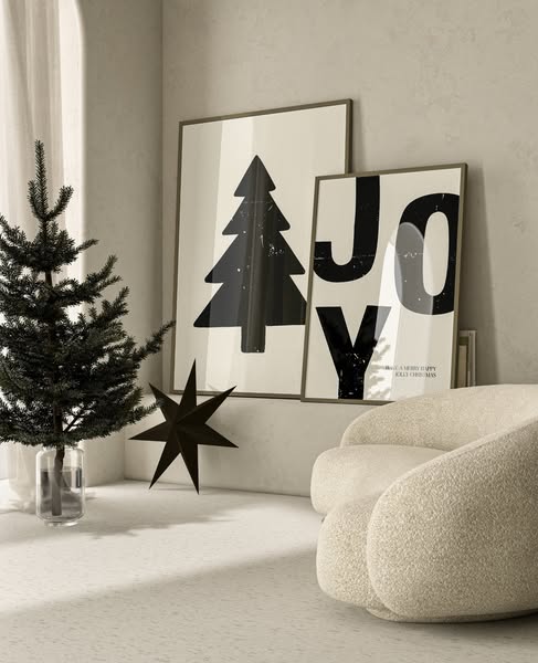 Japandi Kerstposters