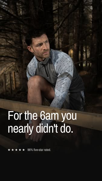 Slim enough to layer. Light enough to train in.
