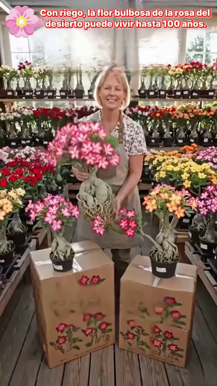 ¡Descubre la magia de la Rosa del Desierto! Prácticamente sin mantenimiento