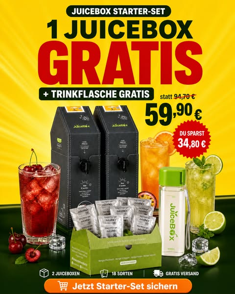 1 JuiceBox GRATIS sichern