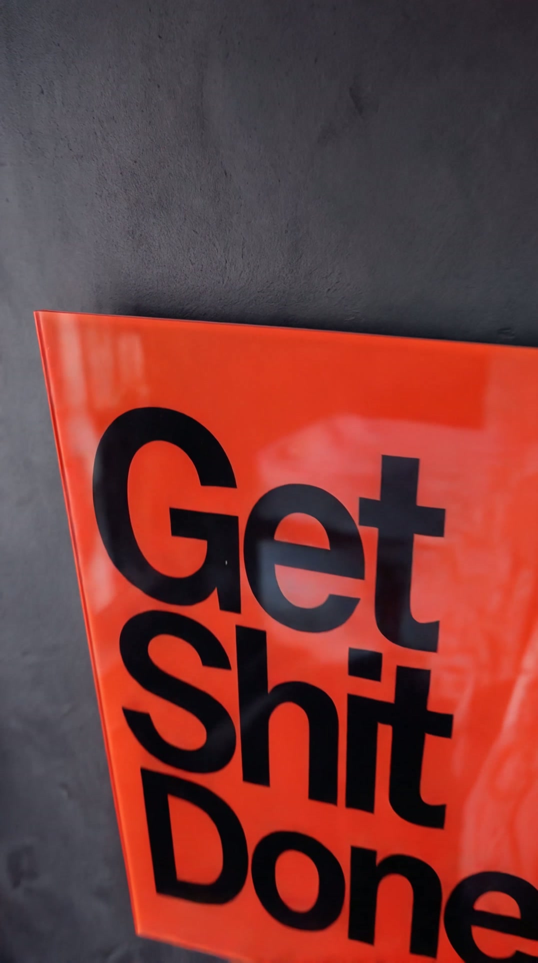 Motivational Glass Wall Art