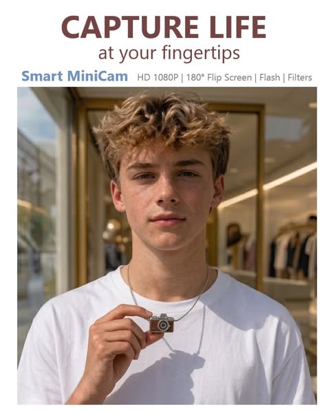 Tiny Camera. Big Vibes. Capture Every Moment (20% OFF Today)