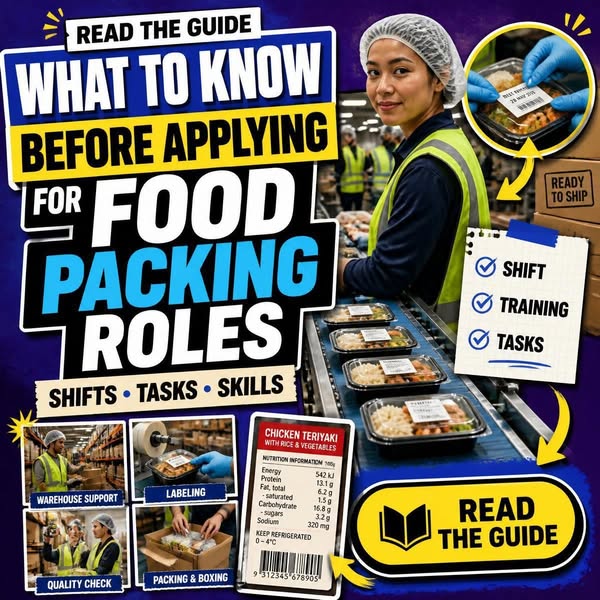 Food Packing Roles: What to Know