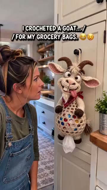 Crochet Animal Bag Holder DIY Kit