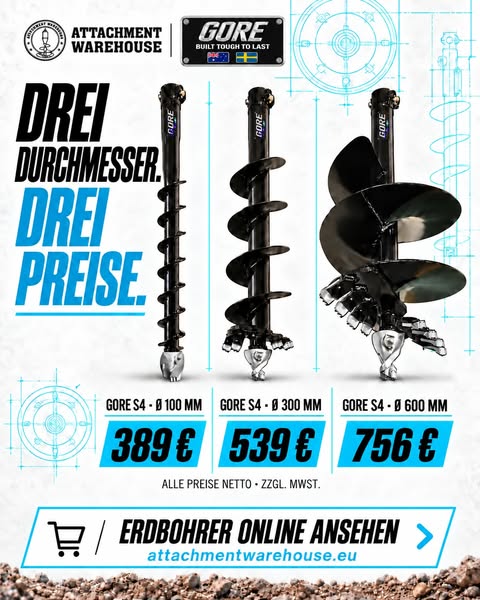 GORE S4: drei Durchmesser, drei Preise